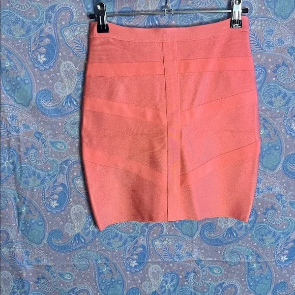 Bright Pink mini Skirt Bebe size XS - Picture 1 of 5